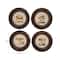 Hello Honey® 9.5" Round Framed Mushroom Print Wall Art Set